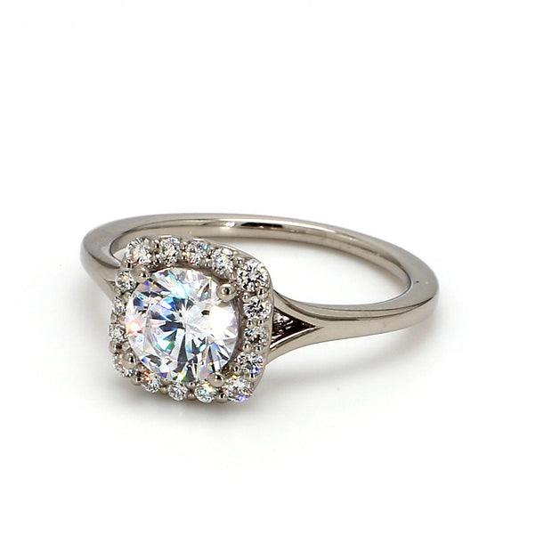 Halo Engagement Ring