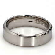Cobalt White Metal Gent's Band by Ritani