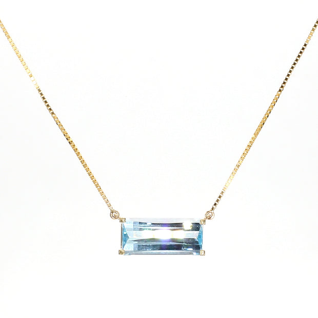 Sky-Blue Topaz Necklace