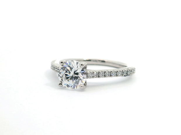 Pave Engagement Ring