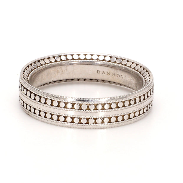 Tubetto Textured Plain Metal Band
