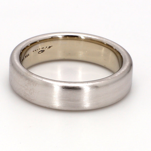 Beveled Matte Diamond Band