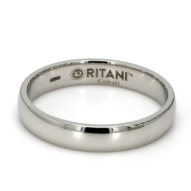 Cobalt White Metal Gent's Band by Ritani