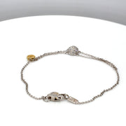 Diamond-Cluster Chain Diamond Bracelet